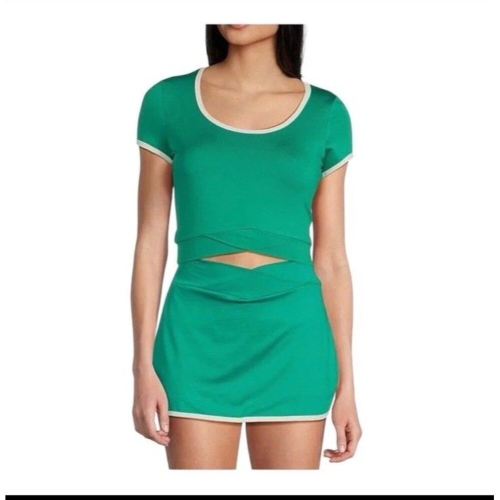 Honey & sparkle 2 Piece Skort Set M Athletic Summer Lounge Active gym